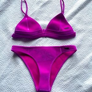 Triangle Neon Purple Bikini. Never worn!